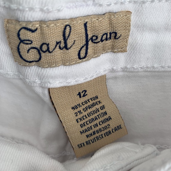 Earl Jeans White Denim Mini Skirt - Picture 4 of 6